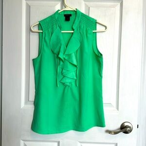 Bright green tank top, light & breezy fabric